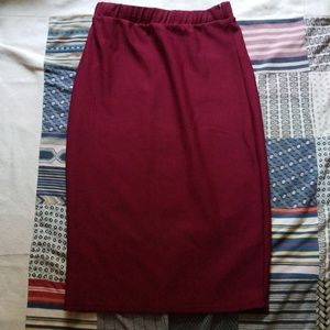 Pencil skirt